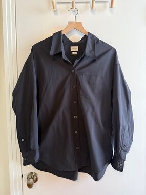 Aritzia: Wilfred Free Taffeta Relaxed Button Down